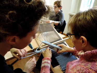 Immagini delle due giornate sull'arte tessile: 11 e 12 dicembre 2015 alla Casa delle Donne