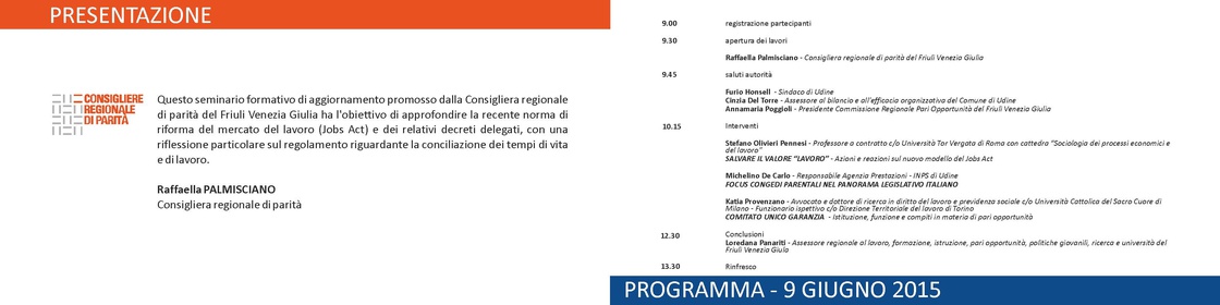 Il jobs act e la sfida per le pari opportunità